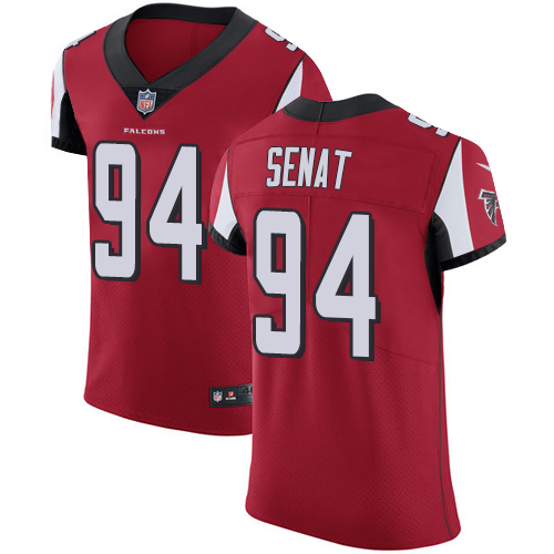 Nike Atlanta Falcons #94 Deadrin Senat Men's Stitched NFL Vapor Untouchable Elite Red Team Color Jersey