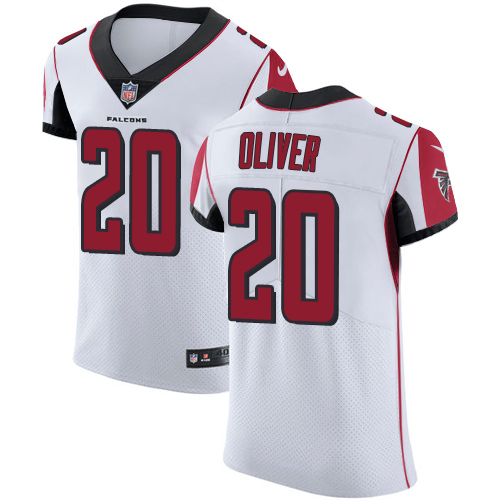 Nike Atlanta Falcons #20 Isaiah Oliver Men's Stitched NFL Vapor Untouchable Elite White Jersey
