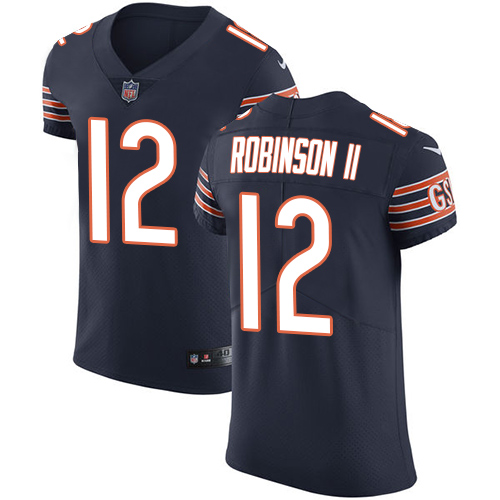 Nike Chicago Bears #12 Allen Robinson II Team Color Men's Stitched NFL Vapor Untouchable Elite Navy Blue Jersey