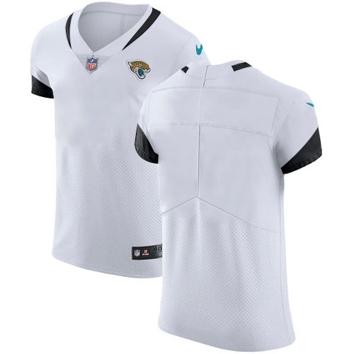 Nike Jacksonville Jaguars Men's Stitched NFL Vapor Untouchable Elite Blank White Jersey