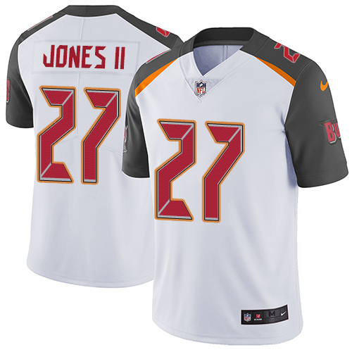 Nike Tampa Bay Buccaneers Men's Stitched NFL Vapor Untouchable Limited #27 Ronald Jones II White Jersey