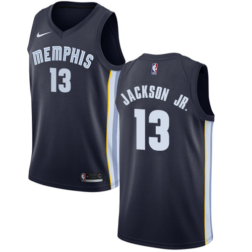 Men's Memphis Grizzlies #13 Jaren Jackson Jr. Navy Blue Nike NBA Swingman Statement Edition Jersey