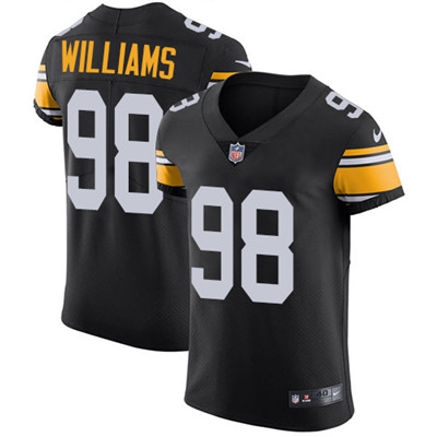 Men's Steelers #98 Vince Williams Black Alternate Stitched Nike NFL Vapor Untouchable Elite Jersey