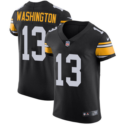 Men's Steelers #13 James Washington Black Alternate Stitched Nike NFL Vapor Untouchable Elite Jersey
