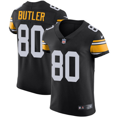 Men's Steelers #80 Jack Butler Black Alternate  Stitched Nike NFL Vapor Untouchable Elite Jersey
