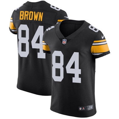 Men's Steelers #84 Antonio Brown Black Alternate Alternate Stitched Nike NFL Vapor Untouchable Elite Jersey