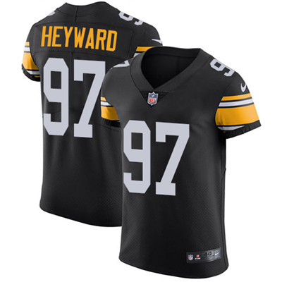 Men's Steelers #97 Cameron Heyward Black Alternate Stitched Nike NFL Vapor Untouchable Elite Jersey