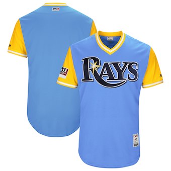 Tampa Bay Rays Blank Men's Majestic Red 2018 Players' Weekend Authentic Jersey