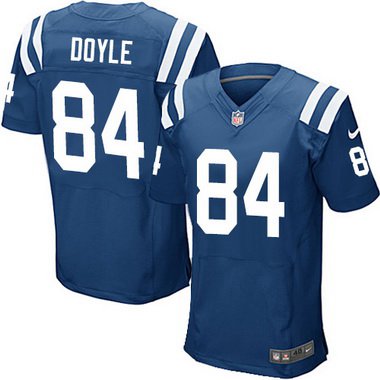 Nike Indianapolis Colts #84 Jack Doyle Blue NFL Men's Elite Jersey