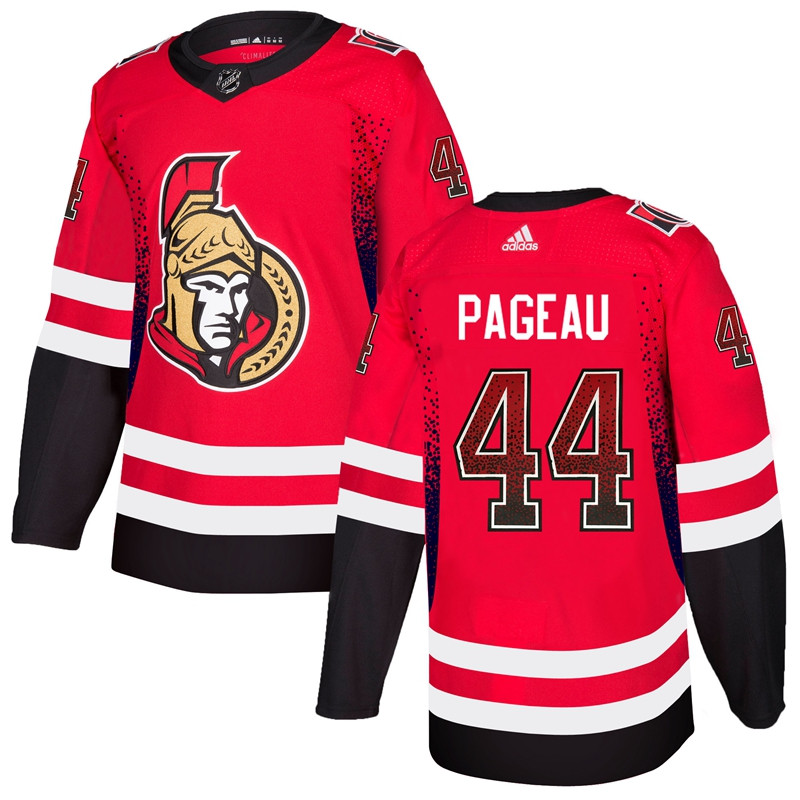 Men's Ottawa Senators #44 Jean-Gabriel Pageau Red Drift Fashion Adidas Jersey