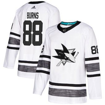 Sharks #88 Brent Burns White 2019 NHL All-Star Game Adidas Jersey