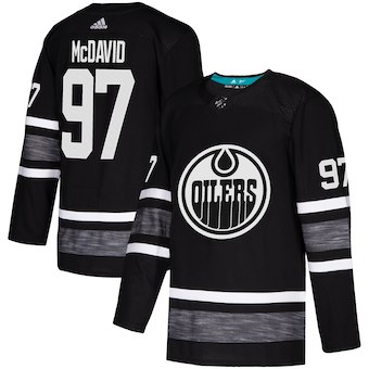 Oilers #97 Connor McDavid Black 2019 NHL All-Star Game Adidas Jersey