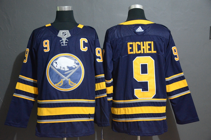 Sabres #9 Jack Eichel Navy Adidas Jersey
