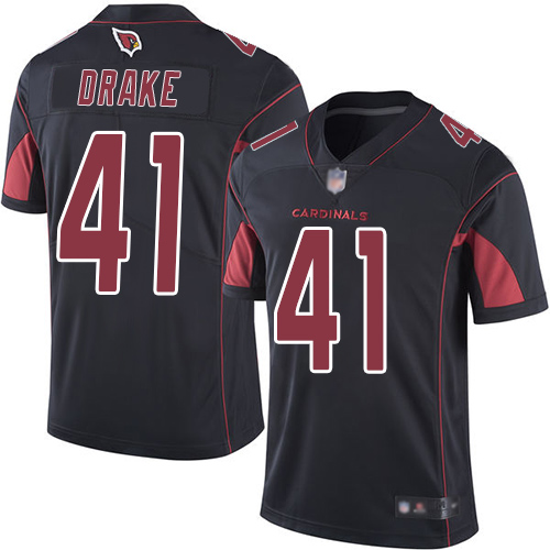 Cardinals #41 Kenyan Drake Black Men's Stitched Football Vapor Untouchable Limited Jersey