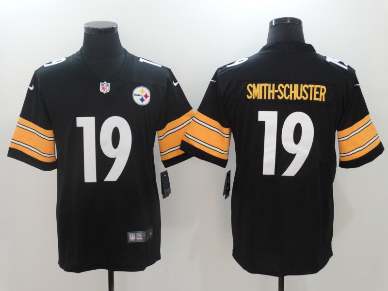 Youth Nike Steelers 19 JuJu Smith-Schuster Black Vapor Untouchable Player Limited Jersey