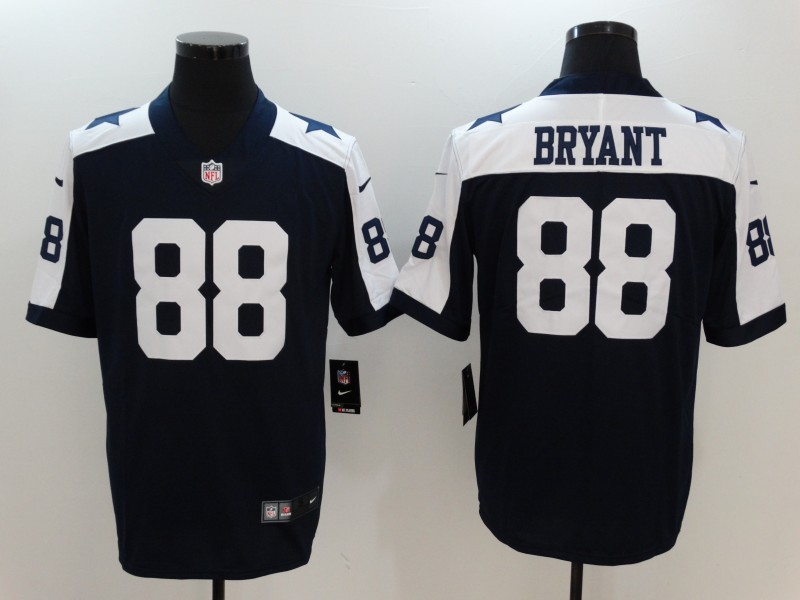 Youth Nike Cowboys 88 Dez Bryant Navy Throwback Vapor Untouchable Player Limited Jersey