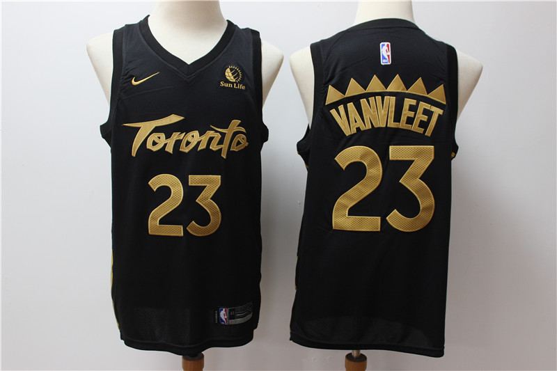 Raptors 23 Fred Vanvleet Black 2019-20 City Edition Nike Swingman Jersey