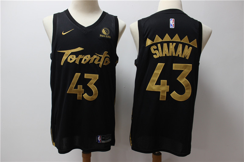 Raptors 43 Pascal Siakam Black 2019-20 City Edition Nike Swingman Jersey