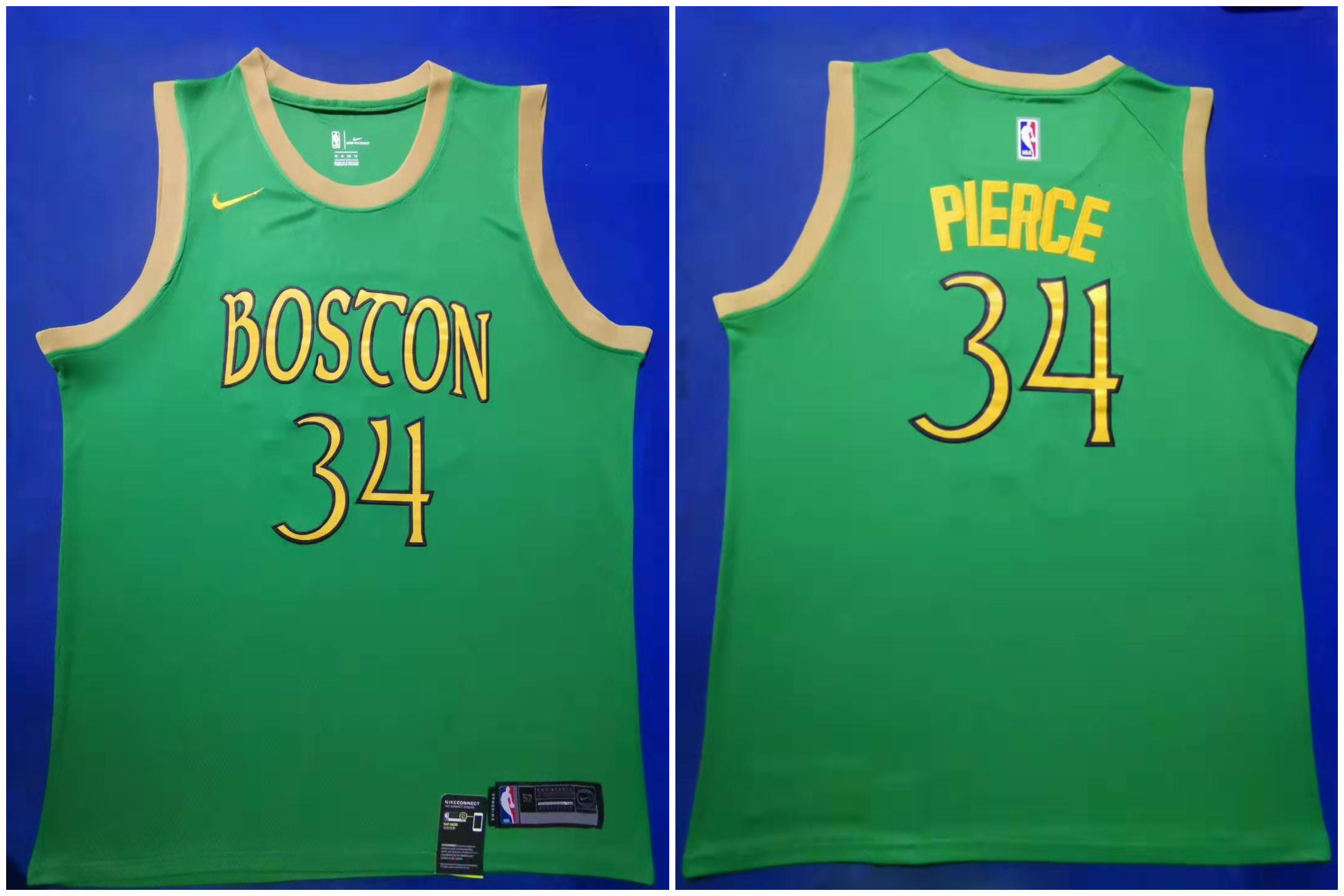 Celtics #34 Paul Pierce Green 2019-20 City Edition Swingman Jersey