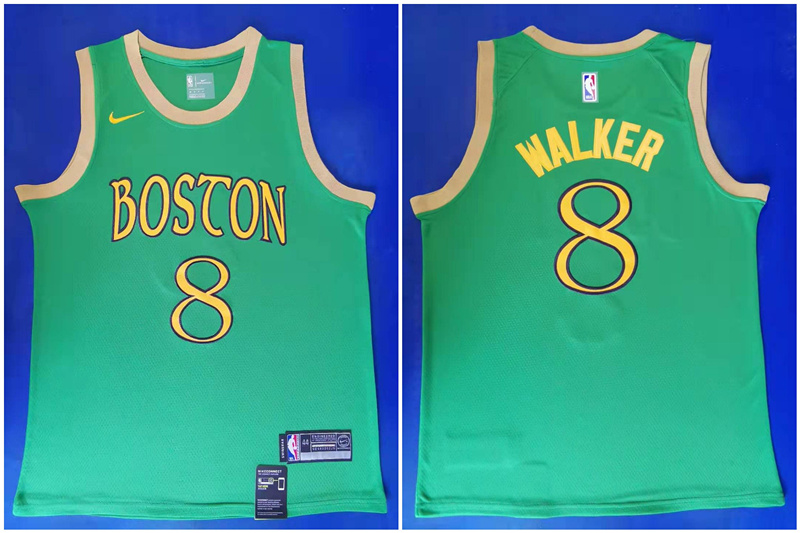 Celtics #8 Kemba Walker Green 2019-20 City Edition Swingman Jersey