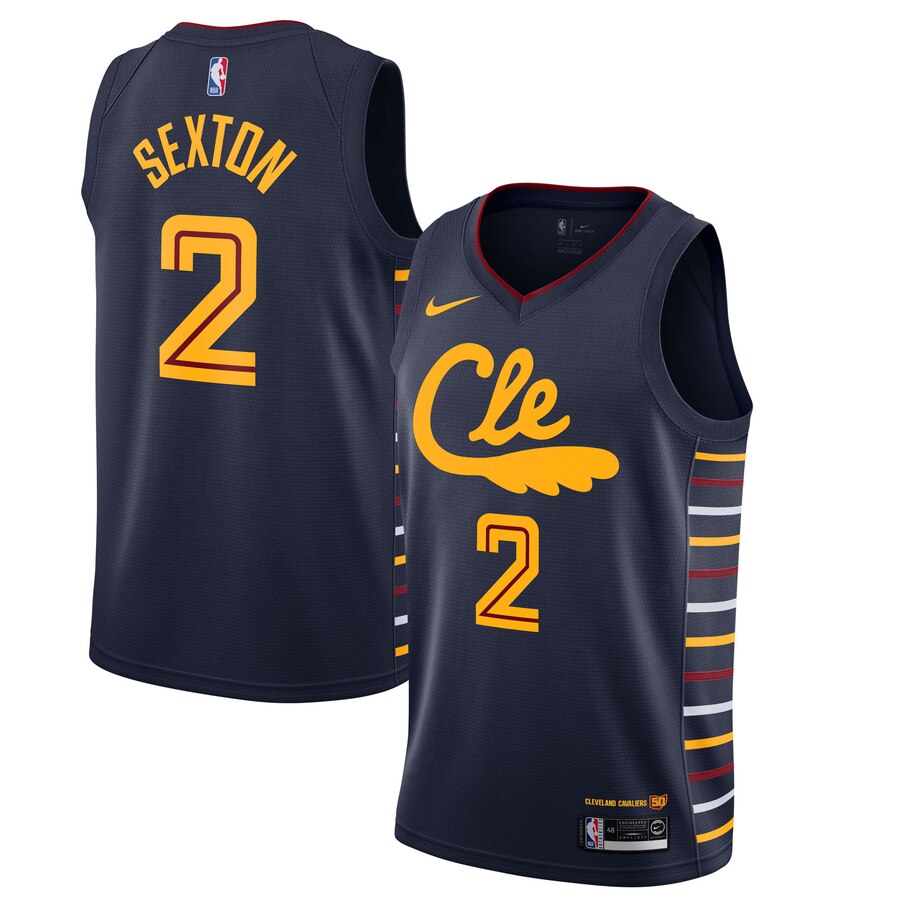 Cavaliers #2 Collin Sexton Black 2019-20 Nike Swingman Jersey