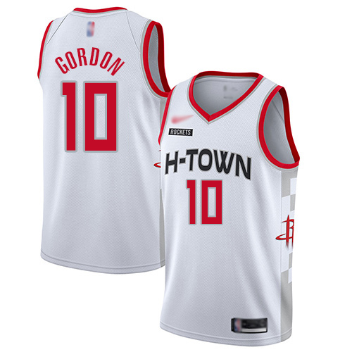 Houston Rockets #10 Eric Gordon White Basketball Swingman City Edition Jersey