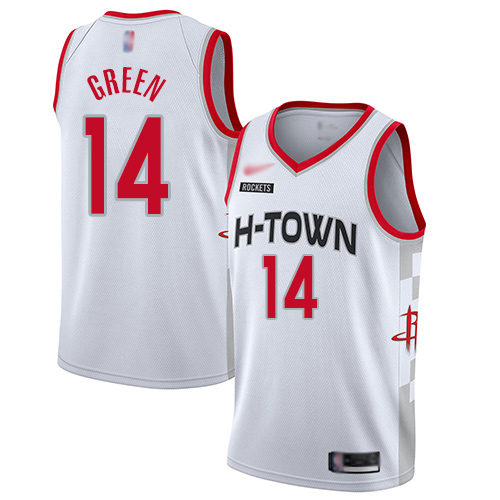 Houston Rockets #14 Gerald Green White Basketball Swingman City Edition Jersey