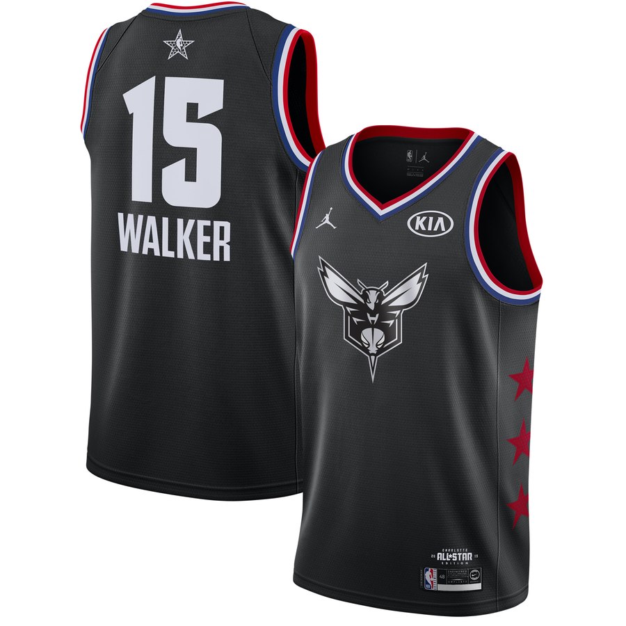 Hornets #13 Kemba Walker Black 2019 NBA All-Star Game Jordan Brand Swingman Jersey