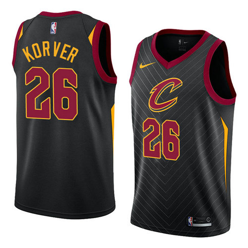 Men's Cleveland Cavaliers #28 Kyle Korver Swingman Statement Edition Jersey