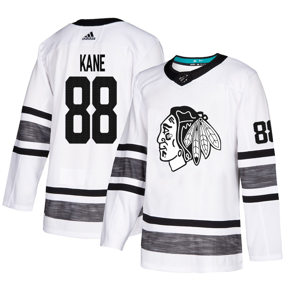 Chicago Blackhawks #88 Patrick Kane White Authentic 2019 All-Star Stitched NHL Jersey