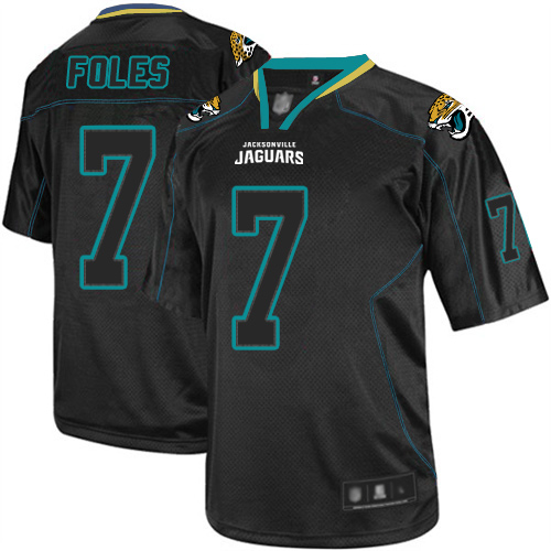 Nike Jaguars #7 Nick Foles Lights Out Black Youth Stitched NFL Elite Jersey