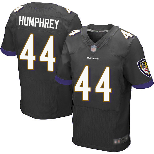 Men's Ravens #44 Marlon Humphrey Black Alternate Stitched Football New Elite Jersey