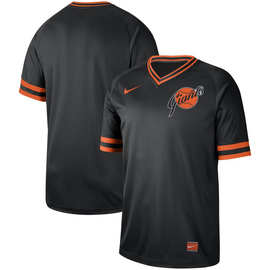 San Francisco Giants Nike Cooperstown Collection Legend V-Neck Jersey Black