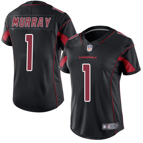 Nike Cardinals 1 Kyler Murray Black Women 2019 NFL Draft First Round Pick Vapor Untouchable Limited Jersey