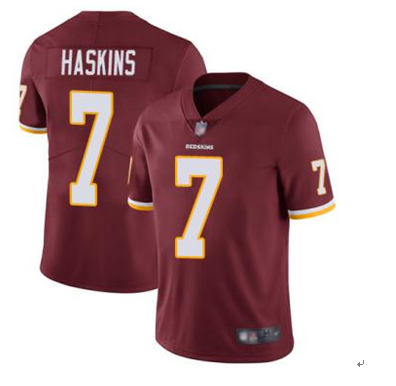 Nike Redskins 7 Dwayne Haskins Burgundy Youth 2019 NFL Draft First Round Pick Vapor