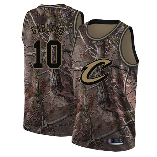 Cavaliers #10 Darius Garland Camo Basketball Swingman Realtree