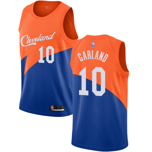 Cavaliers #10 Darius Garland Blue Basketball Swingman City Edition