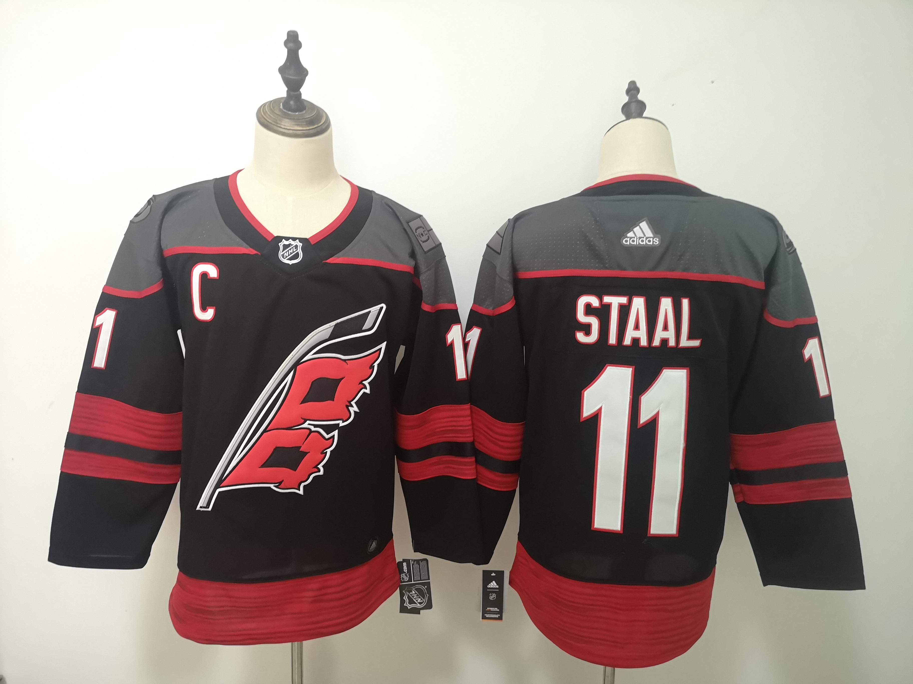Hurricanes 11 Jordan Staal Black Adidas Jersey
