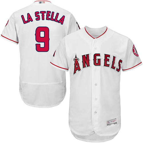 Angels of Anaheim #9 Tommy La Stella White Flexbase Authentic
