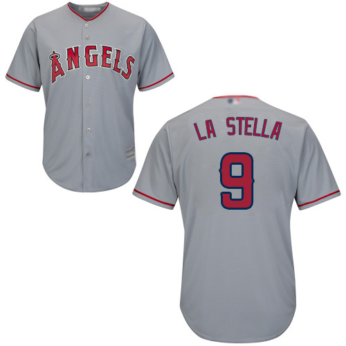 Angels of Anaheim #9 Tommy La Stella Grey New Cool Base Stitched