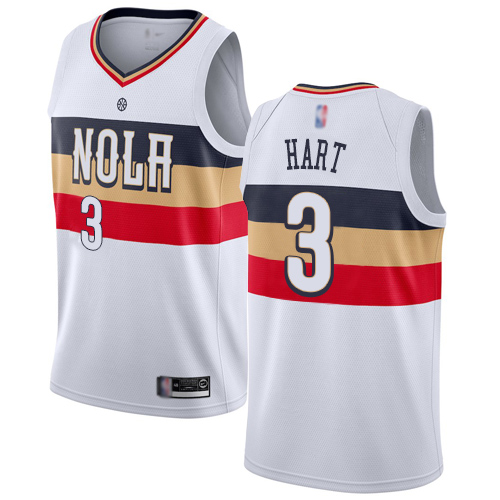 Pelicans #3 Josh Hart White Basketball Swingman Earned Edition