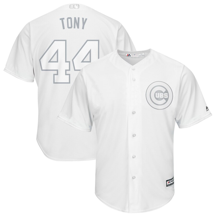 Cubs 44 Anthony Rizzo Tony White 2019 Players' Weekend Player Jersey