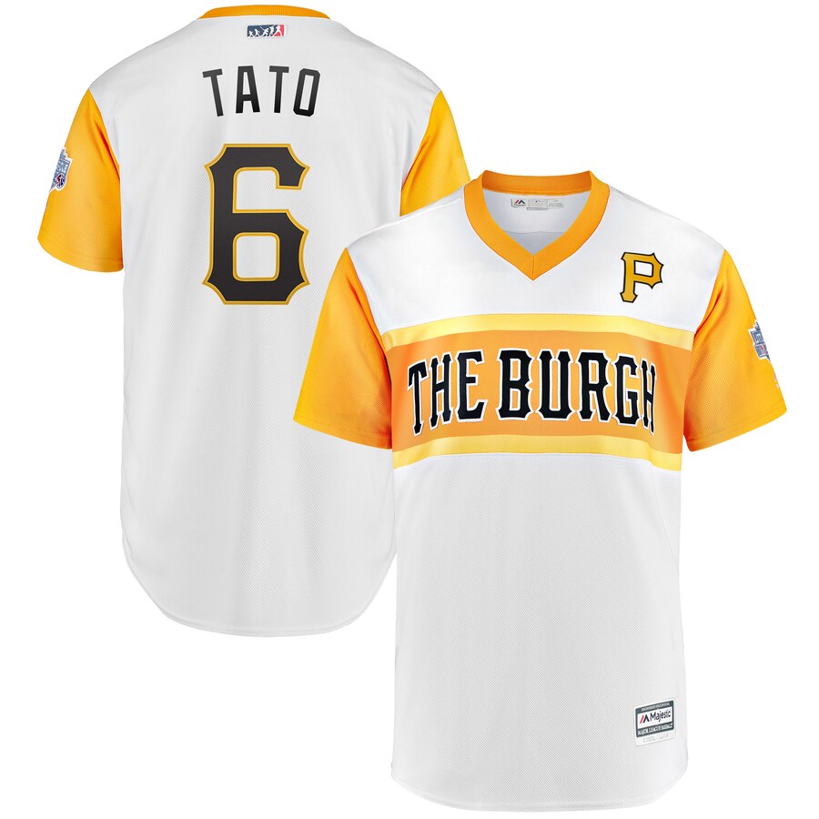 Pirates #6 Starling Marte Tato White 2019 MLB Little League Classic Player Jersey