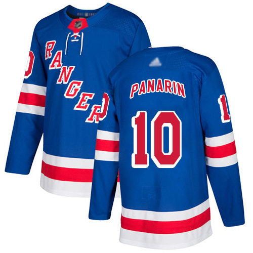 Rangers #10 Artemi Panarin Royal Blue Home Authentic Stitched Hockey