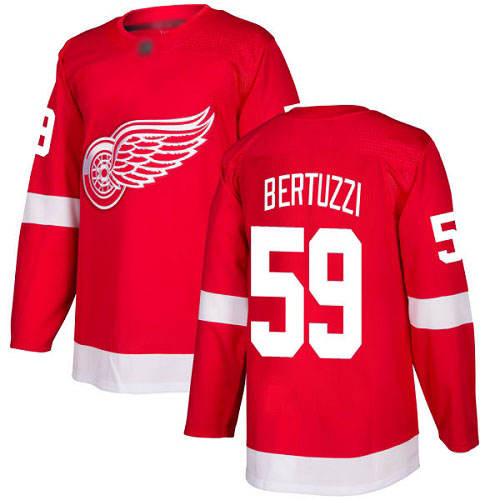 Red Wings #59 Tyler Bertuzzi Red Home Authentic Stitched Hockey
