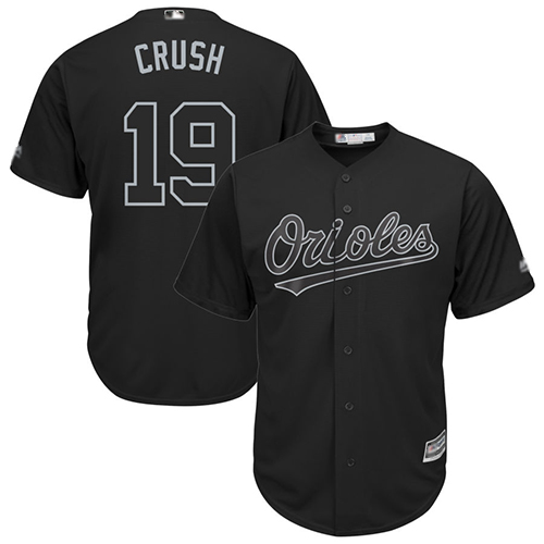 Orioles #19 Chris Davis Black Crush Players Weekend Cool Base