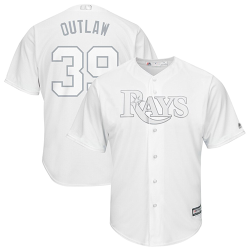 Rays #39 Kevin Kiermaier White Outlaw Players Weekend Cool Base