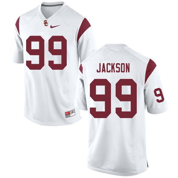 USC Trojans College Men #99 Drake Jackson Football White Jerseys