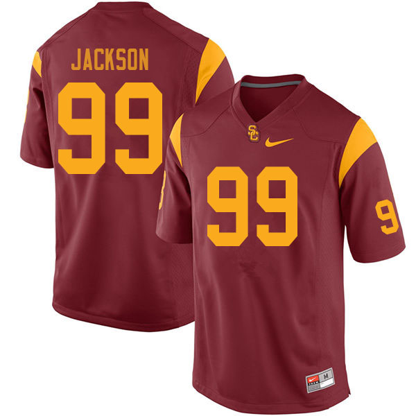 USC Trojans College #99 Drake Jackson Football Cardinal Jerseys
