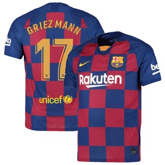 2019-20 Barcelona 17 GRIEZMANN Home Soccer Jersey